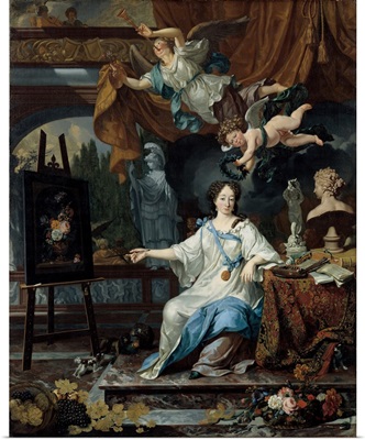 Allegorical Portrait Of An Artist In Her Studio, C1675-1685