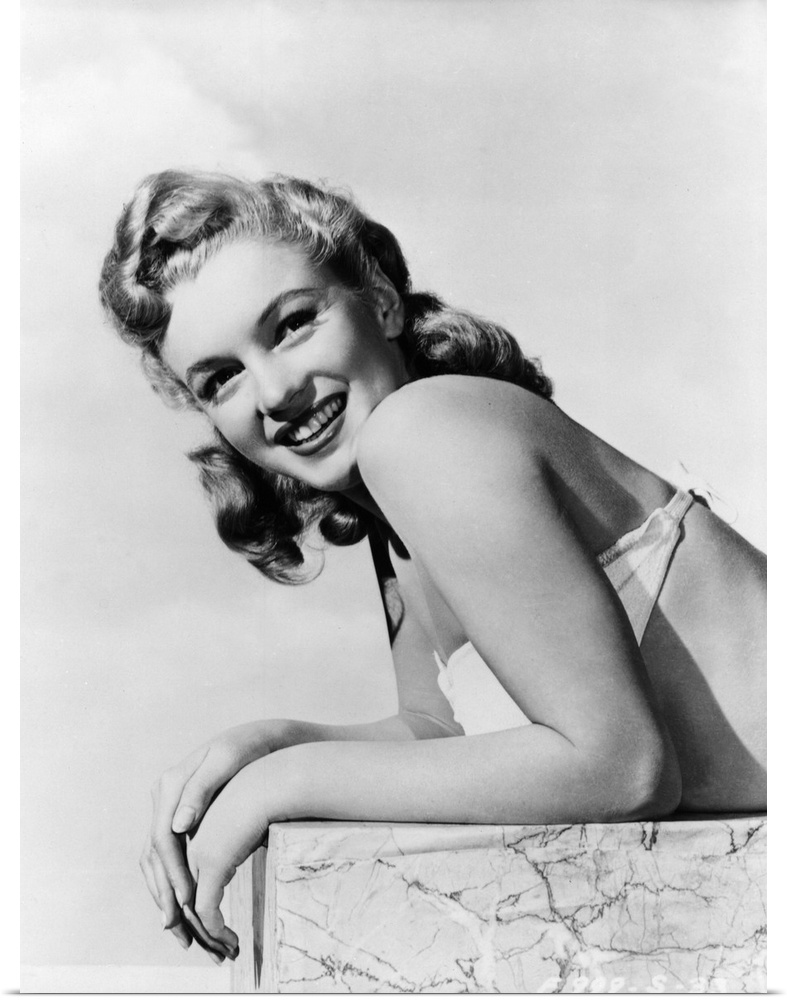 L'actrice et chanteuse americaine Marilyn Monroe (1926 - 1962) en 1948 --- American actress and singer Marilyn Monroe (192...