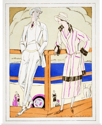 Ammeer, Outfits by Gerard Bresser, from Styl, pub.1922 (pochoir print)