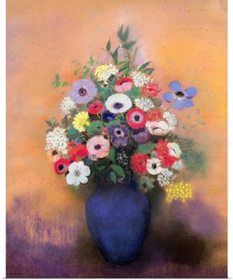 Anemones and lilac in a Blue Vase, after 1912