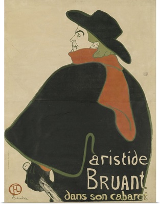 Aristide Bruant, in His Cabaret, 1893