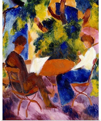 At the Garden Table, 1914