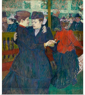 At The Moulin Rouge Two Women Walzing, 1892
