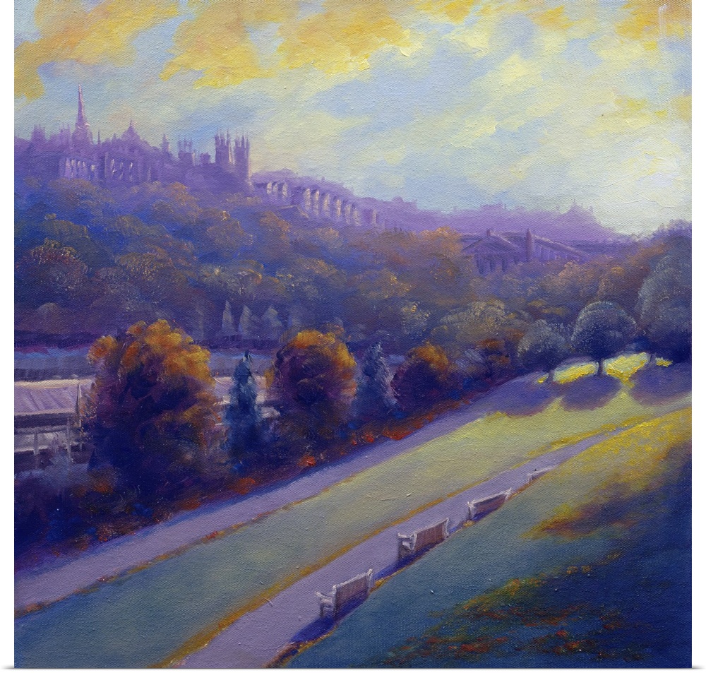 Autumn Edinburgh, 2007 (Originally oil on canvas)