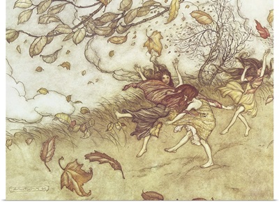 Autumn Fairies from 'Peter Pan in Kensington Gardens' by J.M. Barrie, 1906