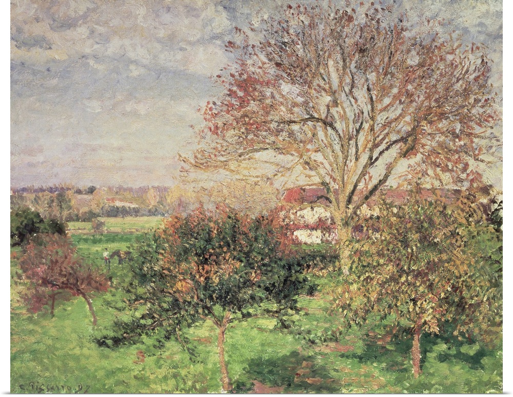 Autumn morning at Eragny, 1897