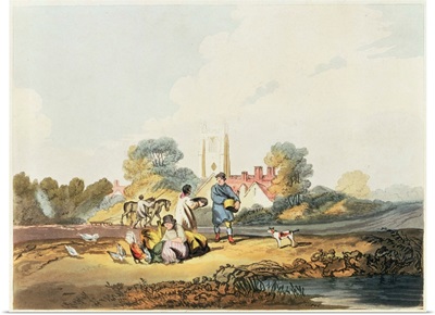 Autumn, sowing grain, 1818