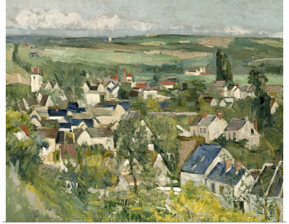 Auvers, Panoramic View, 1873-75, oil on canvas.