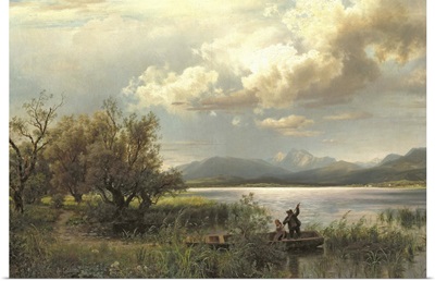 Bayern Landscape by Augustus Leu, 1856