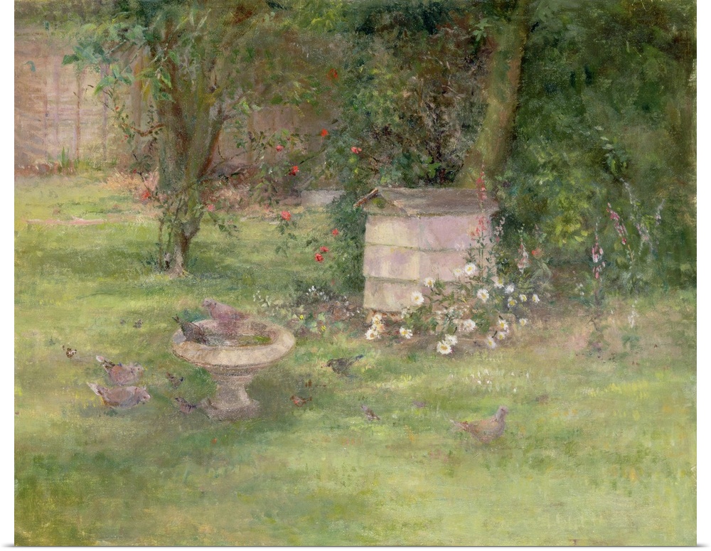 JHD55334 Beehive and Doves; by Haddon, Joyce (Contemporary Artist); Private Collection; English, in copyright until 2065