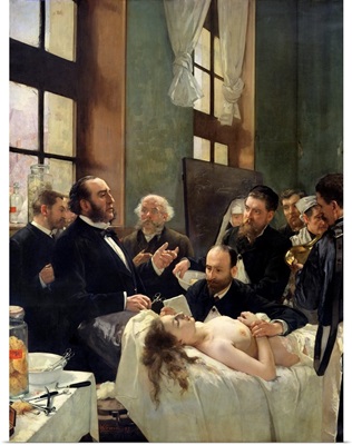 Before the Operation, or Doctor Pean teaching at Saint-Louis hospital, 1887