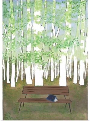 Bench In The Forest