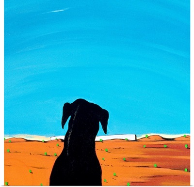 Black Dog in Chestertown, 1998