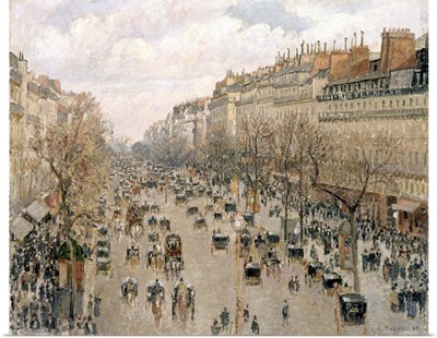 Boulevard Montmartre, Afternoon Sun, 1897