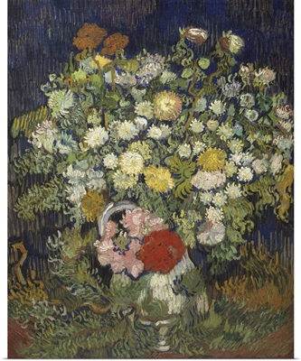 Bouquet Of Flowers In A Vase, 1890