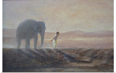 Boy And Elephant