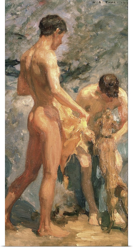 Boys Bathing, 1912, oil on canvas.