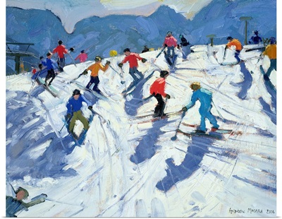 Busy Ski Slope, Lofer, 2004