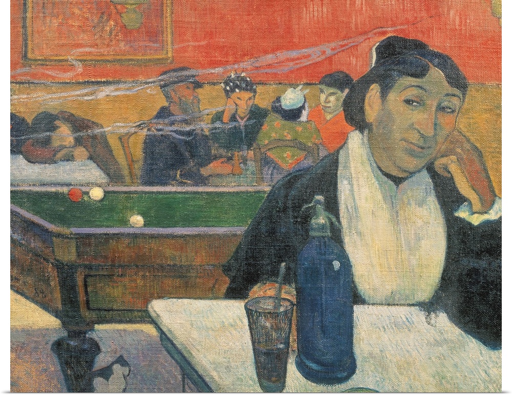XIR792 Cafe at Arles, 1888 (oil on canvas)  by Gauguin, Paul (1848-1903); 72x92 cm; Pushkin Museum, Moscow, Russia; Giraud...