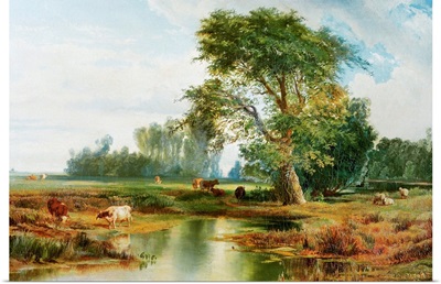 Cattle Watering, 1888