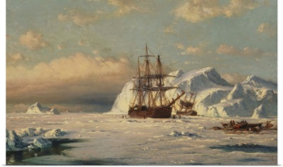 Caught In The Ice Floes (Melville Bay/Greenland Coast), After 1870