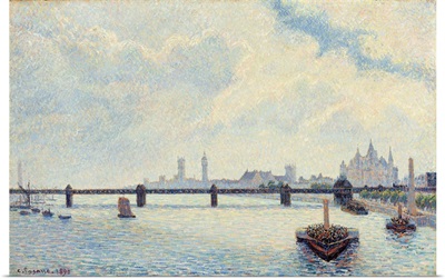 Charing Cross Bridge, London, 1890