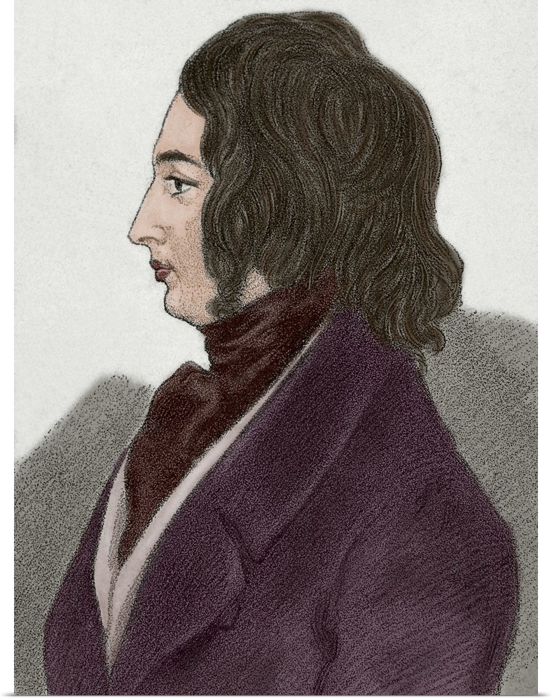 British novelist. Drawing By D'Orsay, Count Alfred (1801-52).