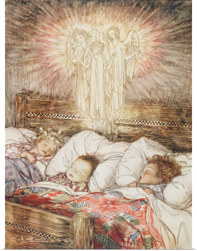 BAL11659 Christmas illustrations, from 'The Night Before Christmas' by Clement Clarke Moore, 1931 (litho)  by Rackham, Art...