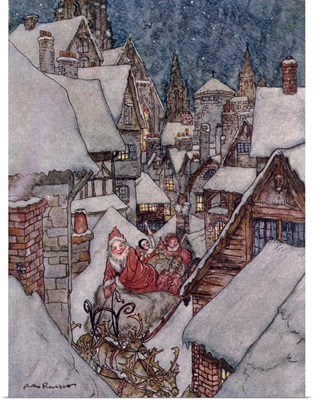 Christmas illustrations, from The Night Before Christmas by Clement C. Moore, 1931
