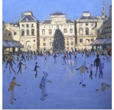 Christmas skaters, Somerset House, 2009