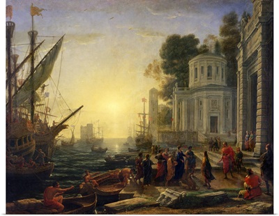 Cleopatra Disembarking at Tarsus, 1642