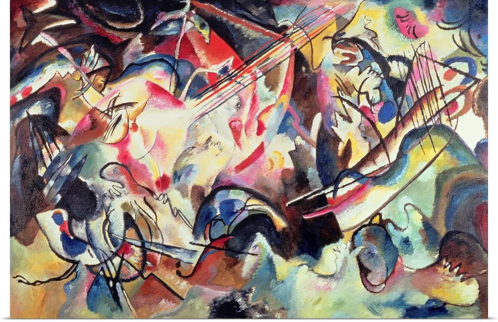 Composition No. 6, 1913 by Kandinsky, Wassily (1866-1944)