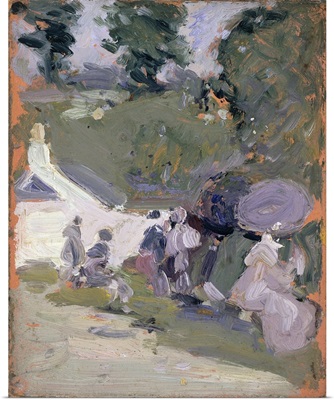 Cottage With Figures, 1890