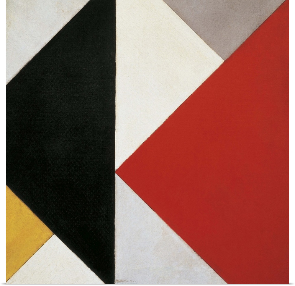 DGA592387 Counter-Composition, 1925-26 (oil on canvas) by Doesburg, Theo van (1883-1931); 49.9x50 cm; Peggy Guggenheim Fou...