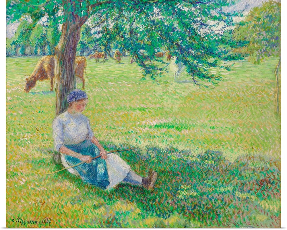 Cowgirl, Eragny, 1887
