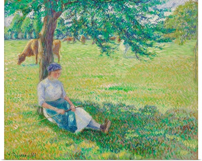 Cowgirl, Eragny, 1887