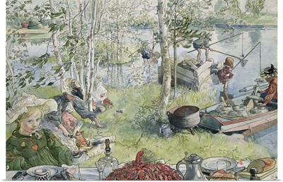 Crayfishing, from 'A Home' series, c.1895