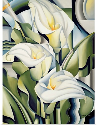 Cubist Lilies