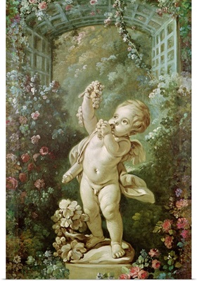 Cupid with Grapes