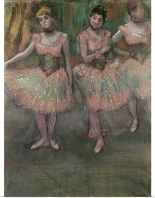 Dancers Wearing Salmon Colored Skirts