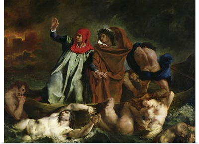 Dante (1265-1321) and Virgil (70-19 BC) in the Underworld, 1822
