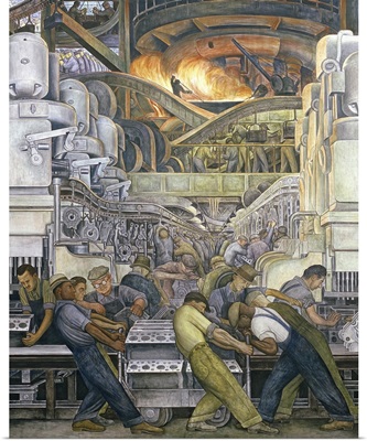 Detroit Industry, North Wall, 1932-33