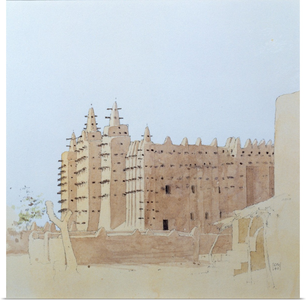 Djenne Grande Mosquee, Tuesday, 2000