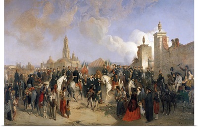 Entrance of the French Expeditionary Corps into Mexico City, 10th June 1863, 1869