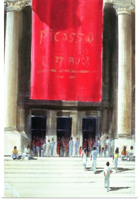 Entrance to the Metropolitan Museum, New York City, 1990