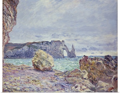Etretat, The Beach And The Porte d'Aval, 1884