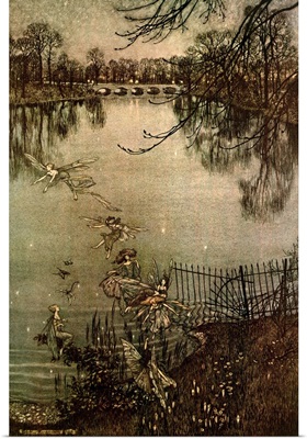 Fairies in Kensington Gardens from 'Peter Pan in Kensington Gardens,' 1906
