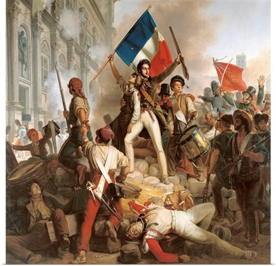 Fighting at the Hotel de Ville, 28th July 1830, 1833