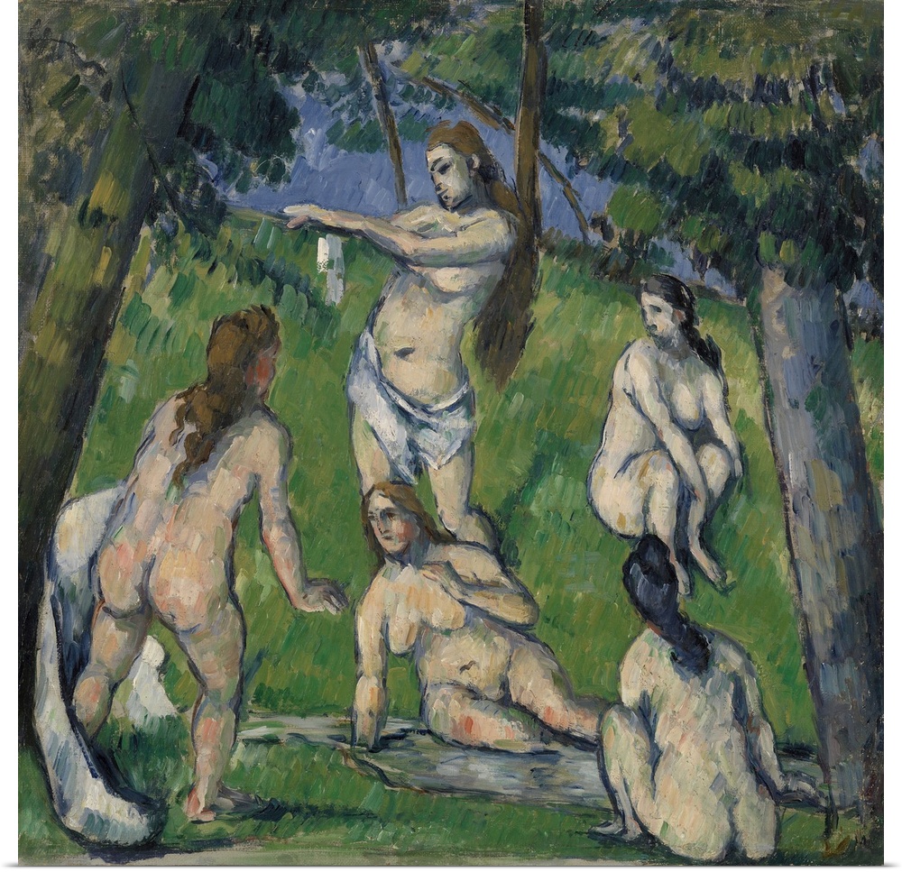 Five Bathers, 1877-78 (Originally oil on canvas)