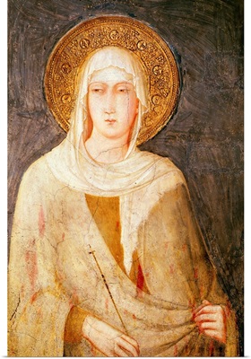 Five Saints, detail of St. Clare